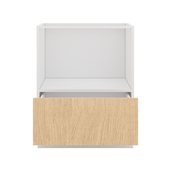 Modernform Cabinet Natural Oak 27" W X 34 1/2" H X 24" D Base Microwave Cabinet