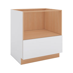 Modernform Cabinet Matte White 30" W X 34 1/2" H X 24" D Base Microwave Cabinet