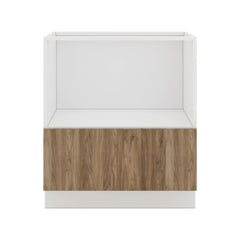 Modernform Cabinet Walnut 30" W X 34 1/2" H X 24" D Base Microwave Cabinet