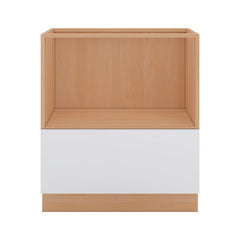 Modernform Cabinet Matte White 30" W X 34 1/2" H X 24" D Base Microwave Cabinet