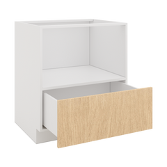 Modernform Cabinet Natural Oak 30" W X 34 1/2" H X 24" D Base Microwave Cabinet