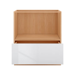 Modernform Cabinet Gloss White 30" W X 34 1/2" H X 24" D Base Microwave Cabinet