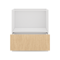 Modernform Cabinet Natural Oak 30" W X 34 1/2" H X 24" D Base Microwave Cabinet