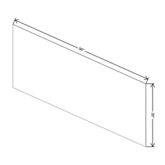 J&K Almond S2 BP9636 - Finished Skin Panel (Short Grain) 96" W x 36" H