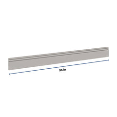 CNC Luxor 5-Piece Misty Grey 96" W X 4 1/2" H Base Molding