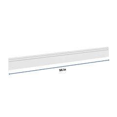 CNC Luxor 5-Piece White 96" W X 4 1/2" H Base Molding