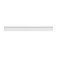 CNC Luxor 5-Piece White 96" W X 4 1/2" H Base Molding
