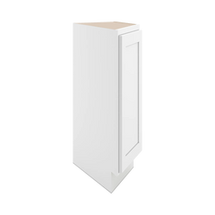 CNC Luxor 5-Piece White 24" W X 34 1/2 " H Angle Base End Cabinet