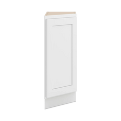 CNC Luxor 5-Piece White 24" W X 34 1/2 " H Angle Base End Cabinet
