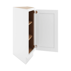 CNC Luxor 5-Piece White 24" W X 34 1/2 " H Angle Base End Cabinet