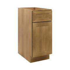 J&K Butterscotch B8 Base Waste Bin Pull-Out w/One (1) Bin Cut-out - 15" W