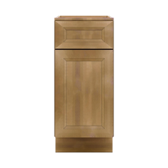 J&K Butterscotch B8 Base Waste Bin Pull-Out w/One (1) Bin Cut-out - 15" W