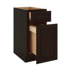 J&K Espresso K8 Base Waste Bin Pull-Out w/One (1) Bin Cut-out - 15" W