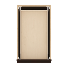 J&K Java Coffee S1 Base Waste Bin Pull-Out w/One (1) Bin Cut-out - 15" W