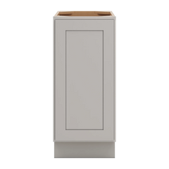 CNC Luxor 5-Piece Misty Grey 15" W Full Height Waste Basket Cabinet