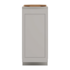 CNC Luxor 5-Piece Misty Grey 15" W Full Height Waste Basket Cabinet