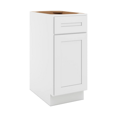 CNC Luxor 5-Piece White 15" W Waste Basket Cabinet