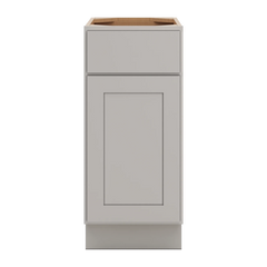 CNC Luxor Misty Grey 15" W Waste Basket Cabinet