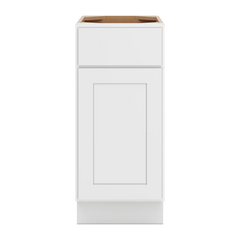 CNC Luxor White 15" W Waste Basket Cabinet