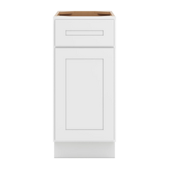 CNC Luxor 5-Piece White 15" W Waste Basket Cabinet