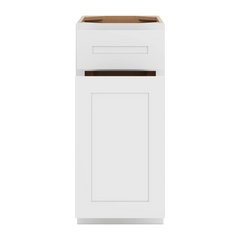 CNC Luxor 5-Piece White 15" W Waste Basket Cabinet