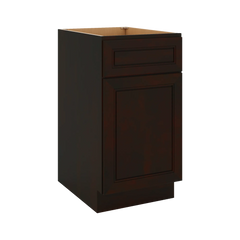 J&K Espresso K8 Base Waste Bin Pull-Out w/Two (2) Bin Cut-outs - 18" W