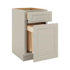 J&K Pebble B6 Base Waste Bin Pull-Out w/Two (2) Bin Cut-outs - 18" W