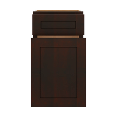 J&K Java Coffee S1 Base Waste Bin Pull-Out w/Two (2) Bin Cut-outs - 18" W