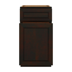 J&K Espresso K8 Base Waste Bin Pull-Out w/Two (2) Bin Cut-outs - 18" W