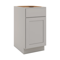 CNC Luxor Misty Grey 18" W Waste Basket Cabinet