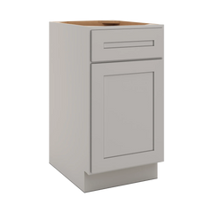 CNC Luxor 5-Piece Misty Grey 18" W Waste Basket Cabinet