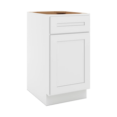 CNC Luxor 5-Piece White 18" W Waste Basket Cabinet