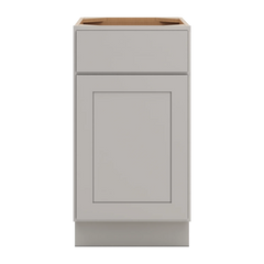 CNC Luxor Misty Grey 18" W Waste Basket Cabinet