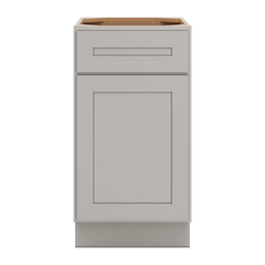 CNC Luxor 5-Piece Misty Grey 18" W Waste Basket Cabinet