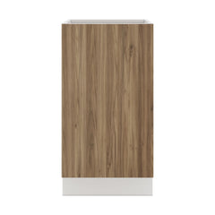 Modernform Cabinet Walnut 18" W X 34 1/2" H X 24" D Base Cabinet Waste Bin