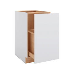 Modernform Cabinet Matte White 18" W X 34 1/2" H X 24" D Base Cabinet Waste Bin