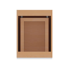 Modernform Cabinet Matte White 18" W X 34 1/2" H X 24" D Base Cabinet Waste Bin