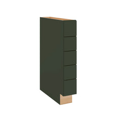 Modernform Cabinet Slim Sage Green 06" W X 34 1/2" H X 24" D Base Drawer w/Spice Rack