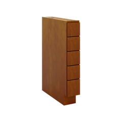 J&K Mocha Glazed K10 Spice Drawer Base - 6" W