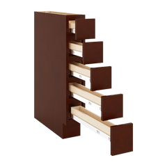 J&K Mahogany J5 Spice Drawer Base - 6" W