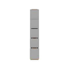 J&K Castle Grey S5 Spice Drawer Base - 6" W