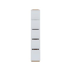 J&K White Shaker S8 Spice Drawer Base - 6" W