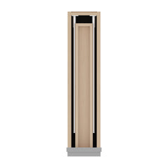 J&K Castle Grey S5 Spice Drawer Base - 6" W