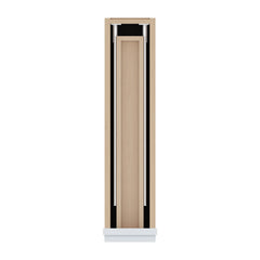J&K White Shaker S8 Spice Drawer Base - 6" W