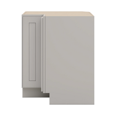 CNC Luxor 5-Piece Misty Grey 33" W Carousel Corner Base Cabinet