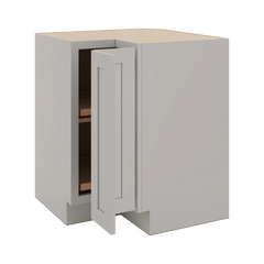 CNC Luxor 5-Piece Misty Grey 33" W Carousel Corner Base Cabinet