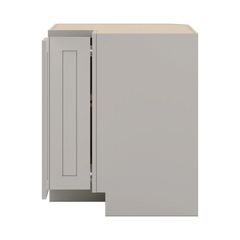 CNC Luxor 5-Piece Misty Grey 33" W Carousel Corner Base Cabinet