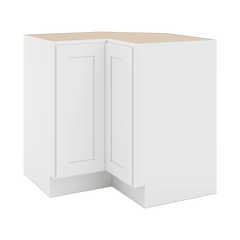 CNC Luxor White 36" W Lazy Susan Corner Base Cabinet