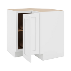 CNC Luxor White 36" W Lazy Susan Corner Base Cabinet