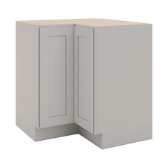 CNC Luxor Misty Grey 36" W Carousel Corner Base Cabinet